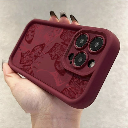 Wine Red Butterfly Fashion Girl Phone Case 3f12c3c1 3719 4bdb b598 9102ebb7e937