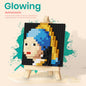 Building Blocks Ornaments Small Particles Starry Sky Oil Painting Board Adult Assembled Toy Art Ornaments 3f16d1b9 e422 45b8 