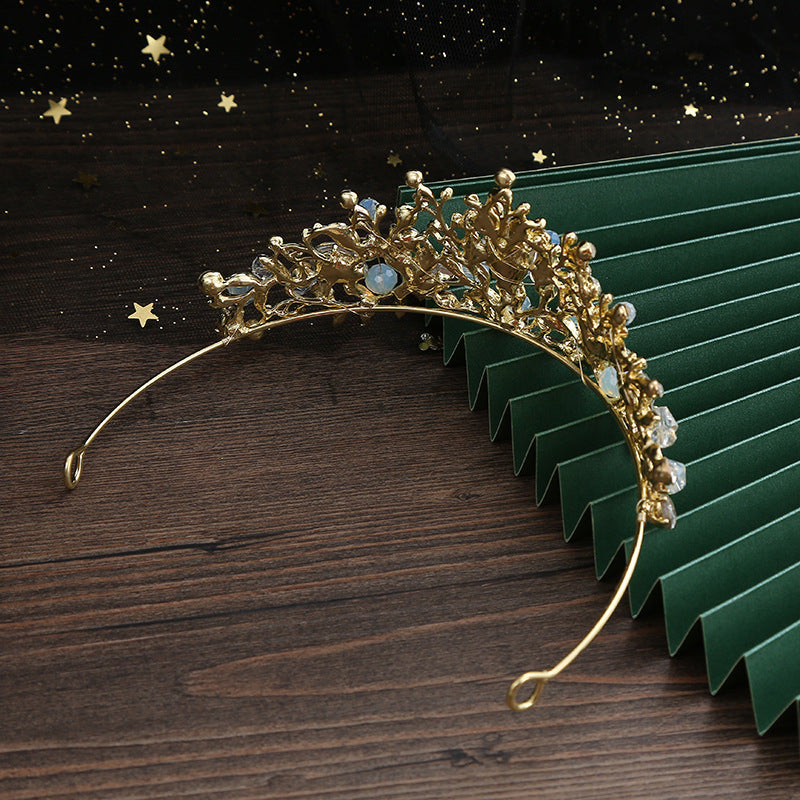 Handmade Glass Beaded Hair Crown Hair Band Headwear Birthday Performance 3f1df327 361e 4ab0 8f0c 3687d3616ffc