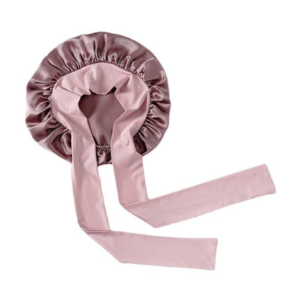 Wide-brimmed Lace-up Adjustable Elastic Large Silk Nightcap 3f222726 c9e8 46e4 a25b 0dcb862846e7 trans