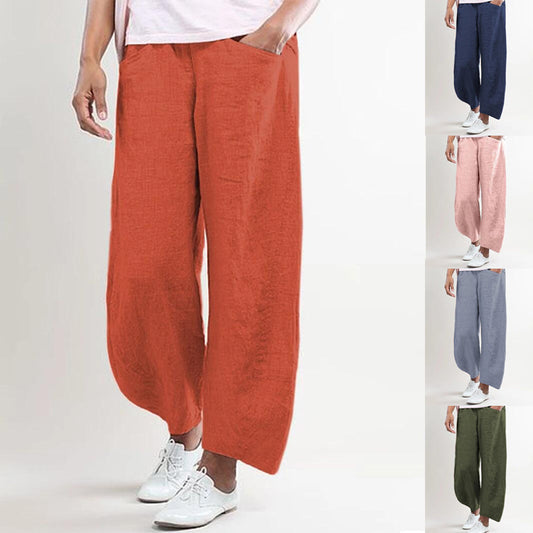 Cotton And Linen Trendy Trousers Wide-leg Casual Pants 3f4c075d 198d 4eb2 af38 77241a49865d