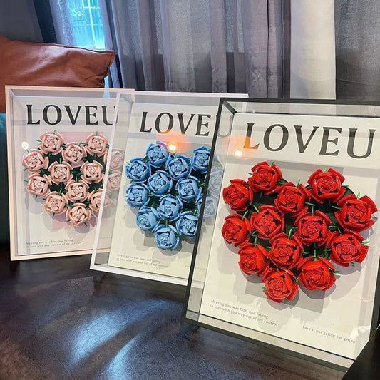 Rose Bouquet Building Blocks Gift Box DIY Handmade 3f58b14c 75e5 4d65 b3a3 54dbcce547df