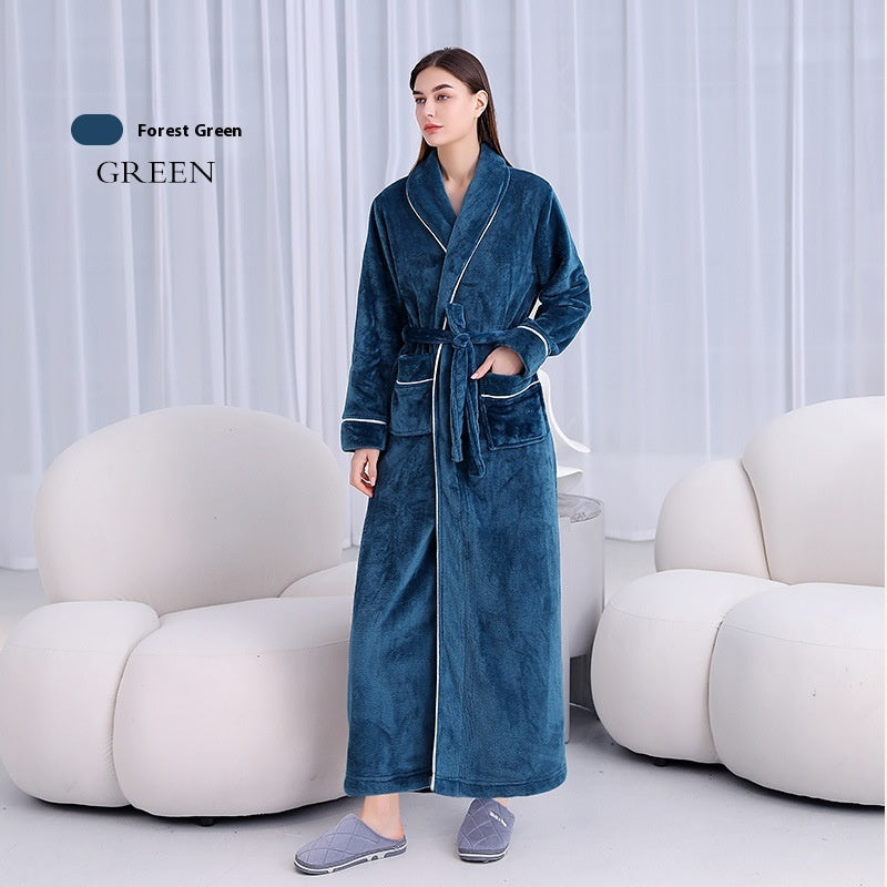 Extended Autumn And Winter Coral Fleece Bathrobe 3f5d9009 377a 44cc 9d0b 12fcdce2a6a7 trans
