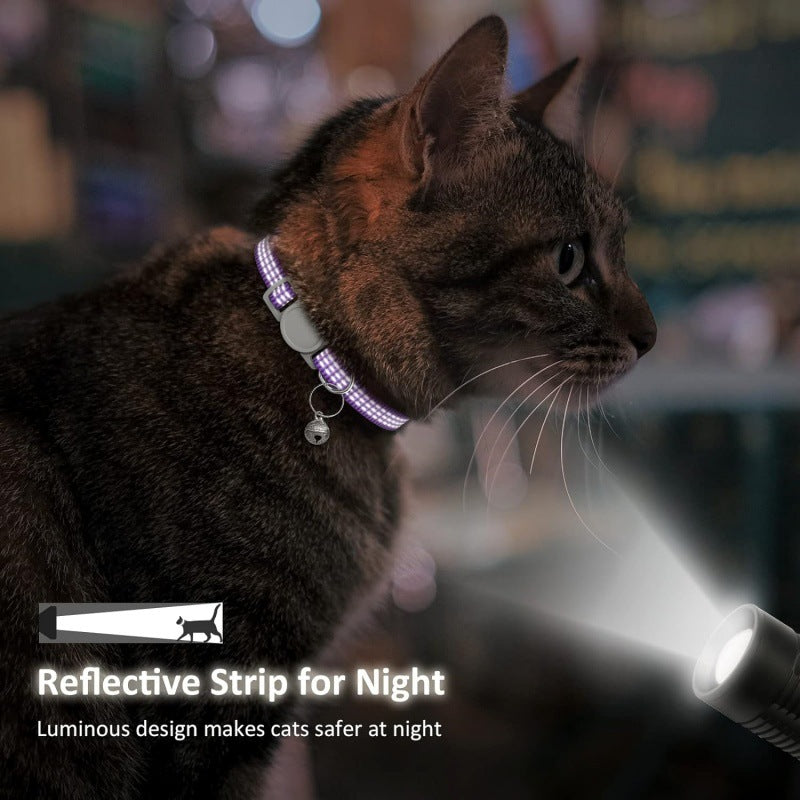 Pets Comfortable Breathable Nylon Cat Collar Pet Products