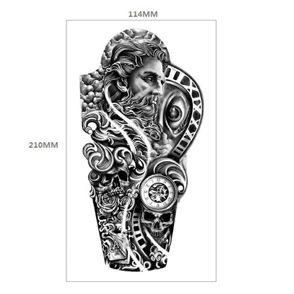 Animal Pattern Tiger Lion Half Arm Water Transfer Imitation Tattoo 3f928fec 0b44 4769 abfb 8d2e107ed579