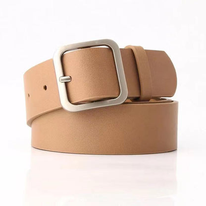 35cm Wide New Retro Alloy Square Buckle Belt - HD Wireless Product #7