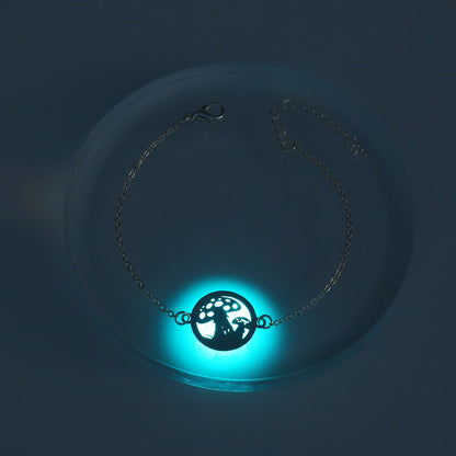 Glow-in-the-dark round brass mushroom bracelet 3fad92e5 9e99 48d5 bf4d d793e17de069