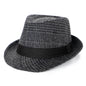 Autumn And Winter New Woolen Cloth Men's Top Hat Men's British Retro Fashion Plaid Fedora Hat 3fb43327 77c6 42c0 9ba4 f4582d2