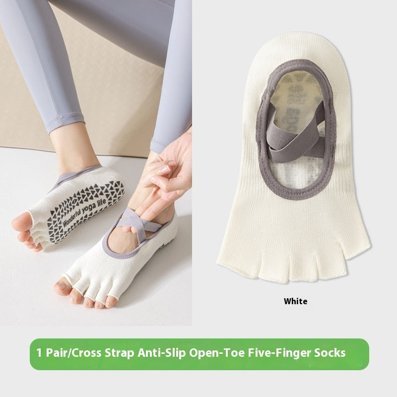 Open Toe Five Finger Yoga Socks Children's Professional Non-slip Summer Thin Short 3fbf6888 a441 4d85 83ee ac0fd0734a63 trans