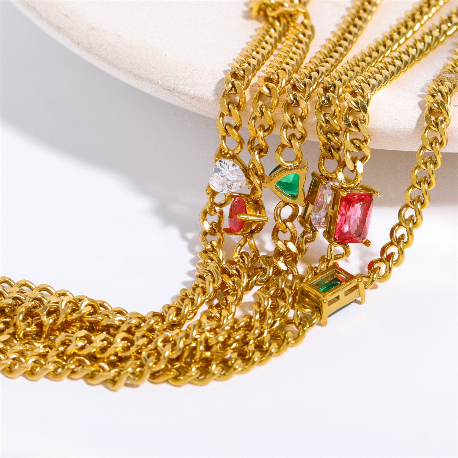 Heavy Industry Cuban Chain Love Necklace 3fd5c9ad 46e1 47b7 8003 fac552fd46ed