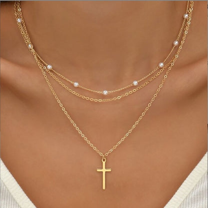 Girl Simple Necklace Necklace Clavicle Chain 3feb6906 9644 43b8 98da f35300d2817e