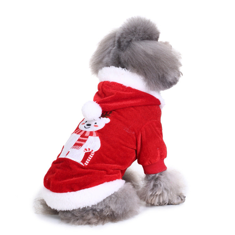 Dog supplies pet christmas clothes 400149188302
