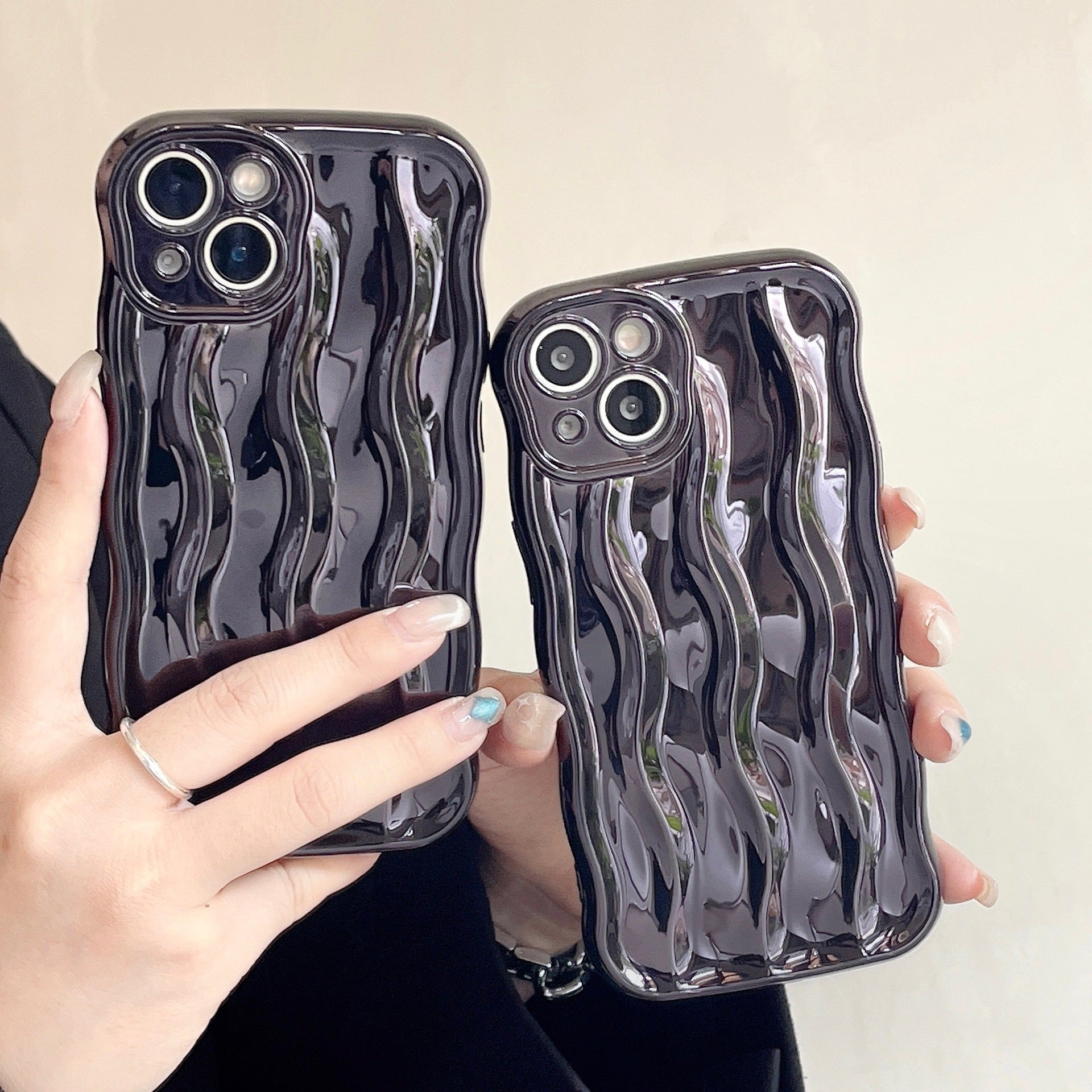 Electroplating Water Ripple Suitable Phone Case Solid Color 400bebcf c1f2 4dc1 937c 63a58a5b892c