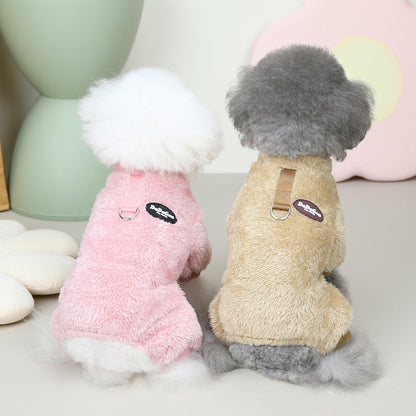 Pet Clothes Dog New Tricolor Pull Loop Four Leg Sweater Winter Keep Warm 400dc3d8 146f 4c58 930a 76d831df57cf