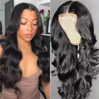 Wig European And American Lace Wigs Chemical Fiber Headgear Front Lace Long Roll 4012fb0e 9b1f 4177 900e 25e143a73e8f