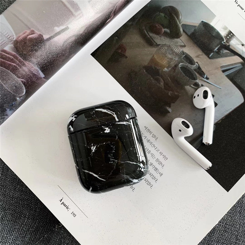 Compatible with Apple, White Marble Case for Airpods Earphone Case 40167351849179 b08adf1e bde4 4a9c 8084 e556f9785e44