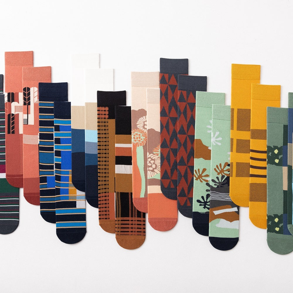 Pile socks AB asymmetric socks 4024698180676