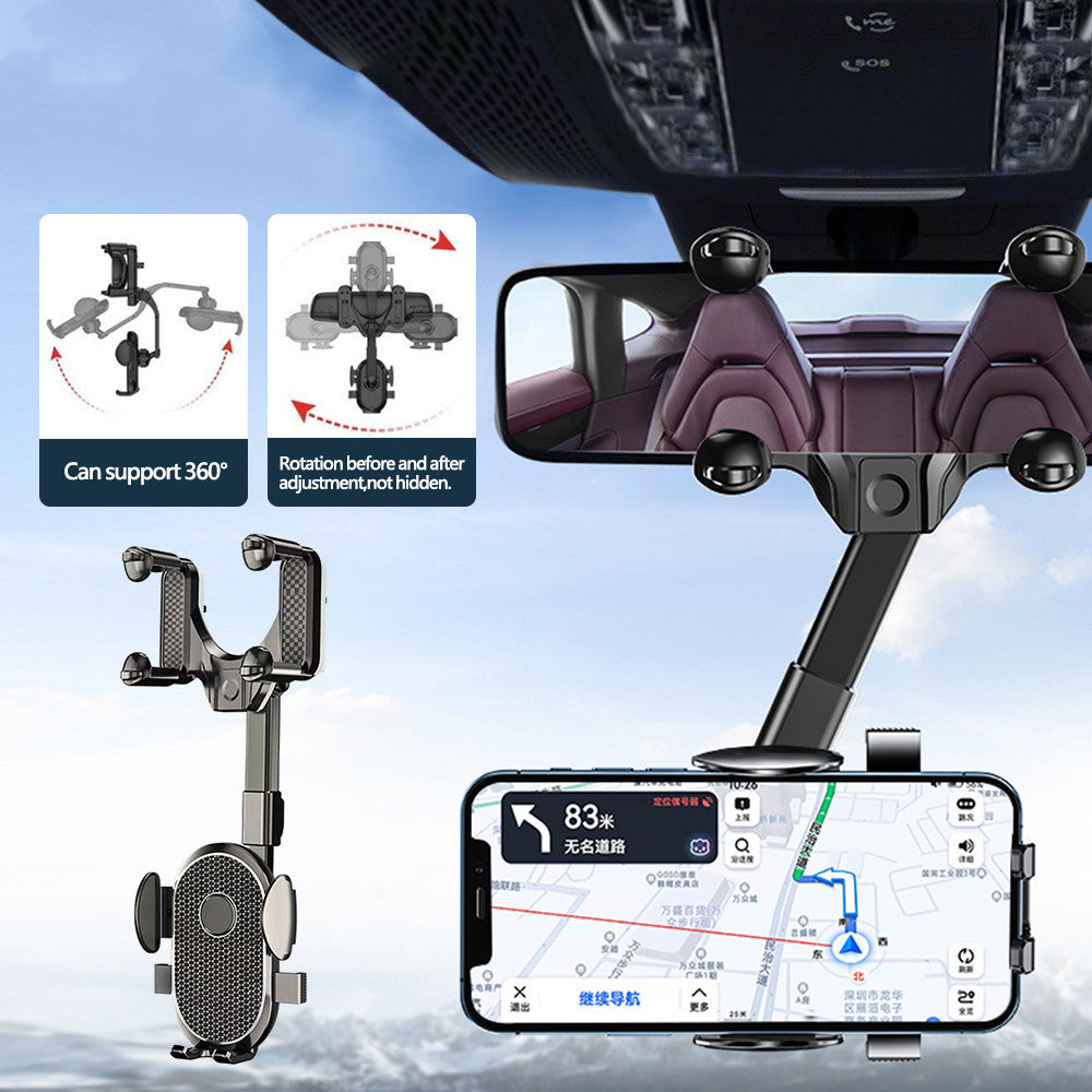 New Car Mobile Phone Holder Rearview Mirror Navigation Multifunctional Support Frame 4025e40b e0bc 4864 b7e5 5eb1a8c122ea