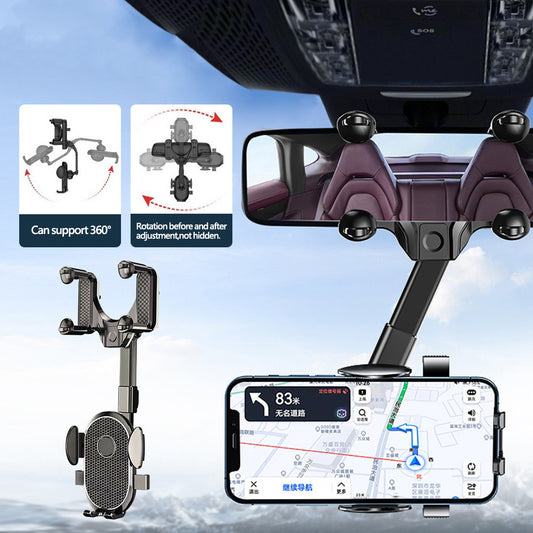 New Car Mobile Phone Holder Rearview Mirror Navigation Multifunctional Support Frame 4025e40b e0bc 4864 b7e5 5eb1a8c122ea