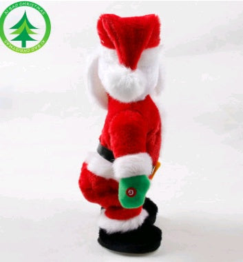 Christmas Decorations Electric Santa Toys Creative Twist Music Santa Claus Dolls 4026351632038