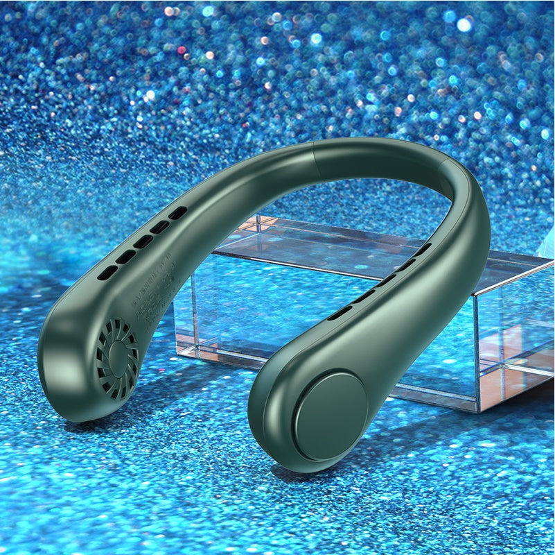 New Mini Neck Fan Portable Bladeless Hanging Neck Rechargeable Air Cooler Mini Summer Sports Fans 402be65f 8ac3 428c 9692 707