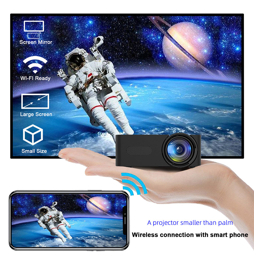 YT100 Home Mini Portable Mini Projector HD Home Wireless Mini Phone Projection 402ed486 374c 4da2 825e dd634f26caaa