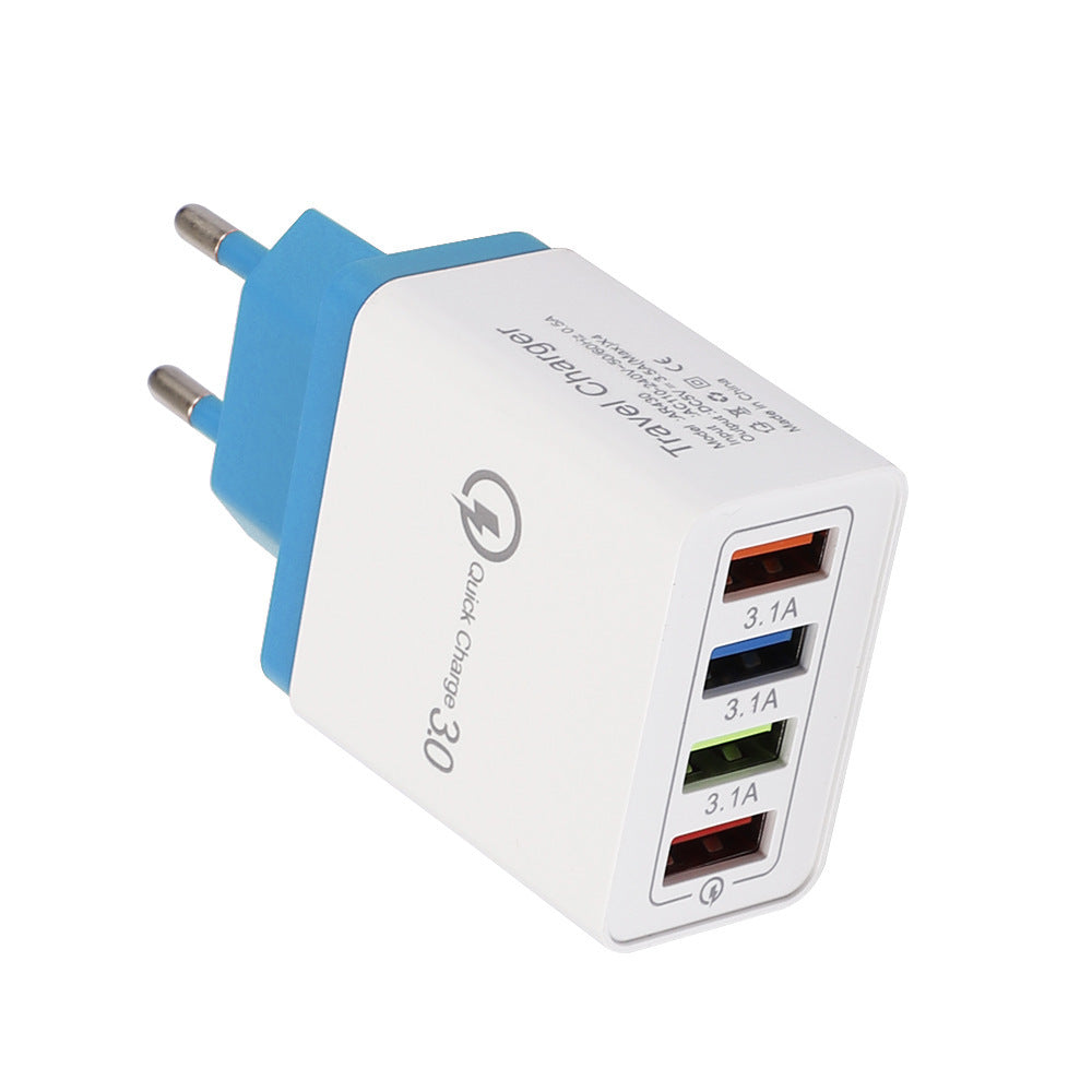 USB Charger Quick Charge 3.0 4 Phone Adapter For Tablet Portable Wall Mobile Charger Fast Charger - 图片 31