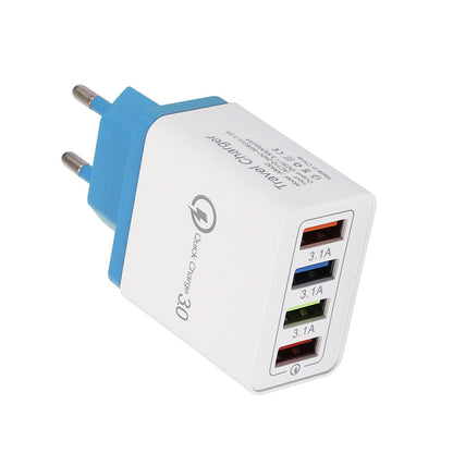 USB Charger Quick Charge 3.0 4 Phone Adapter For Tablet Portable Wall Mobile Charger Fast Charger - 图片 31