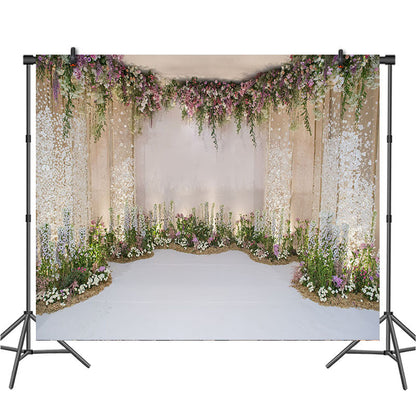 Beautiful Wedding Rose Wall Themed Photography Photographic Background Cloth 40308d84 b4b1 46c4 b0e4 29f4e8336c5d