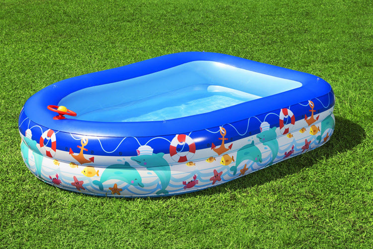 Boat Type Sunshade Pool Children's Paddling Pool Swimming Pool 403507c9 b1b6 4c93 bfb4 cc910bb43a91