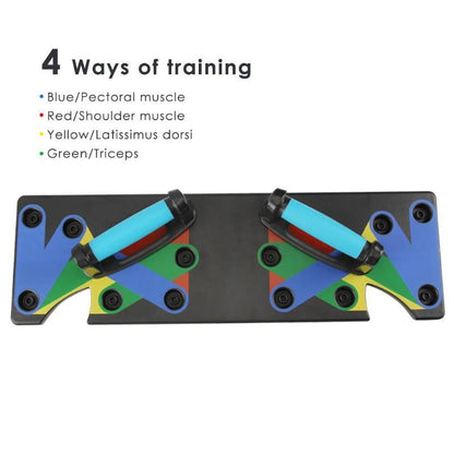 Push Up Rack Edge 9 in 1 Body Building Exercise Fitness Tools Women Men Push-Up Display Shelves and Raisers For GYM Training 