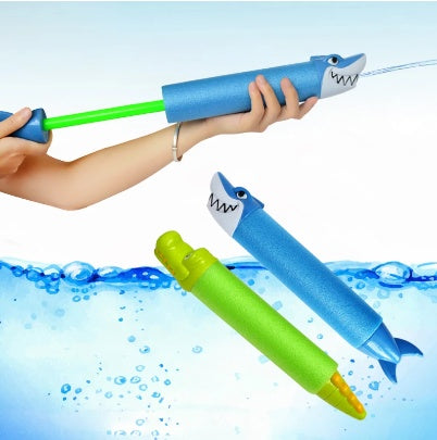 33cm Summer Water Gun Toys Pistol Blaster Shooter Outdoor Swimming Pools Cartoon Shark - HD Wireless Product #1