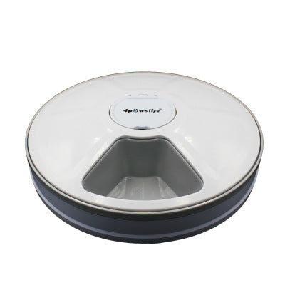 Dogs Timing Six-grid Feeder Cat Quantitative Music Automatic Feeder 4041436810154