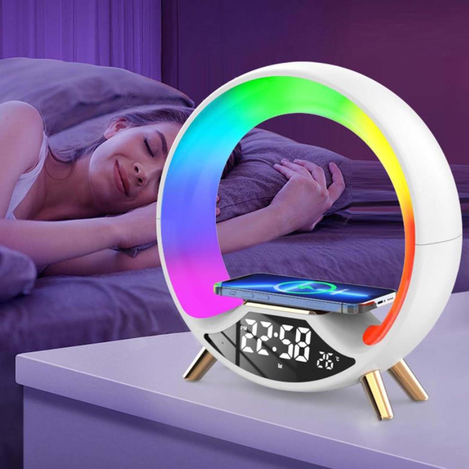 O Light Three In One Wireless Charging Multifunctional Bluetooth Speaker Night Light 404948ee 999c 4fe1 bb34 bad1f5e981fc fin
