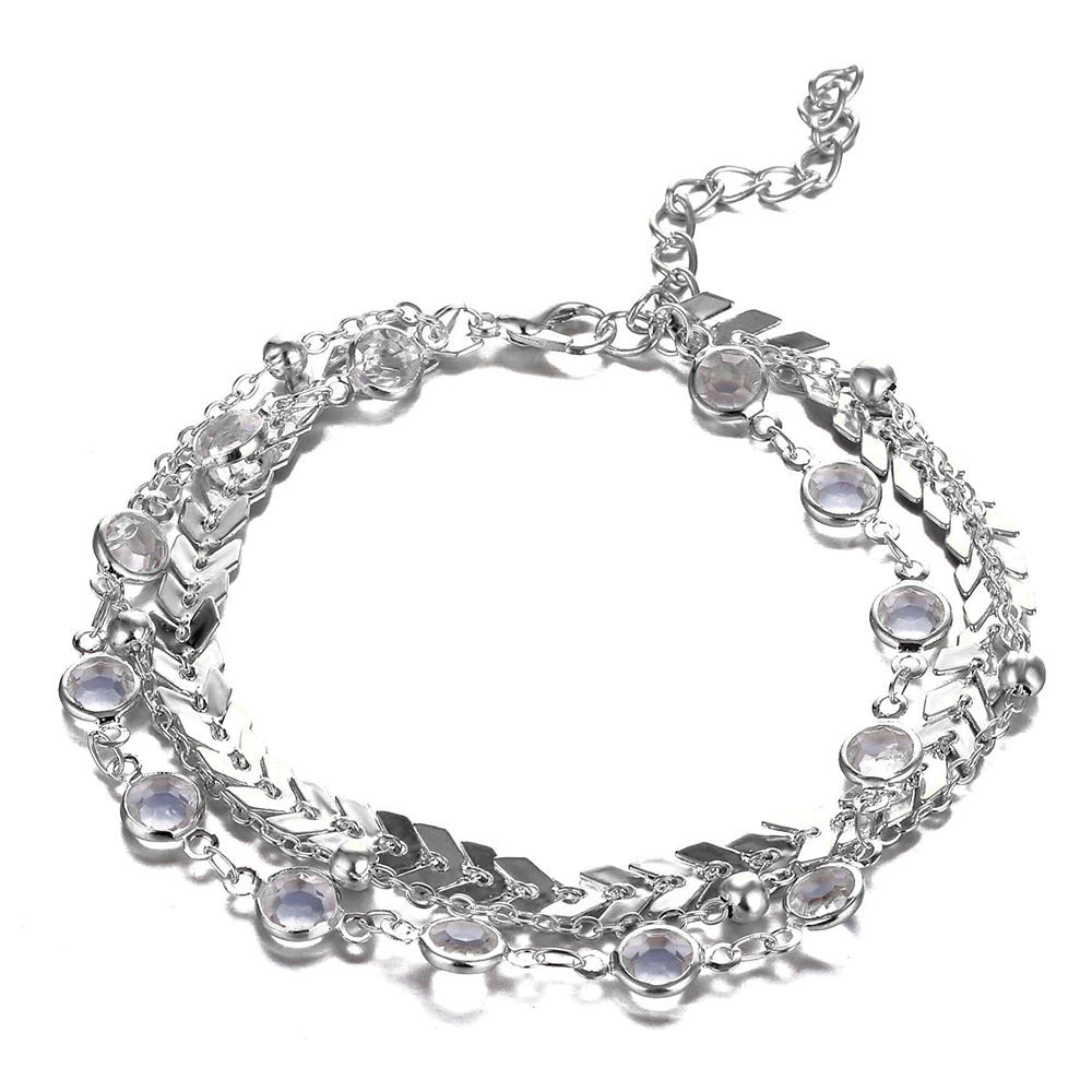 Love Peach Heart Heart-Shaped Anklet Women 404a2667 bd3b 486b a15e 1795271438a4