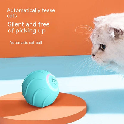 Smart Cat Toys Rolling Ball Pet Cat Owner Interactive Pets Toys Automatic Bouncing Ball USB Self Hi Teasing Kittens Jumping B