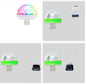 Light Stage Effect USB 5V Disco Ball DJ Party Holiday Lighting Christmas Projector 4050799375821