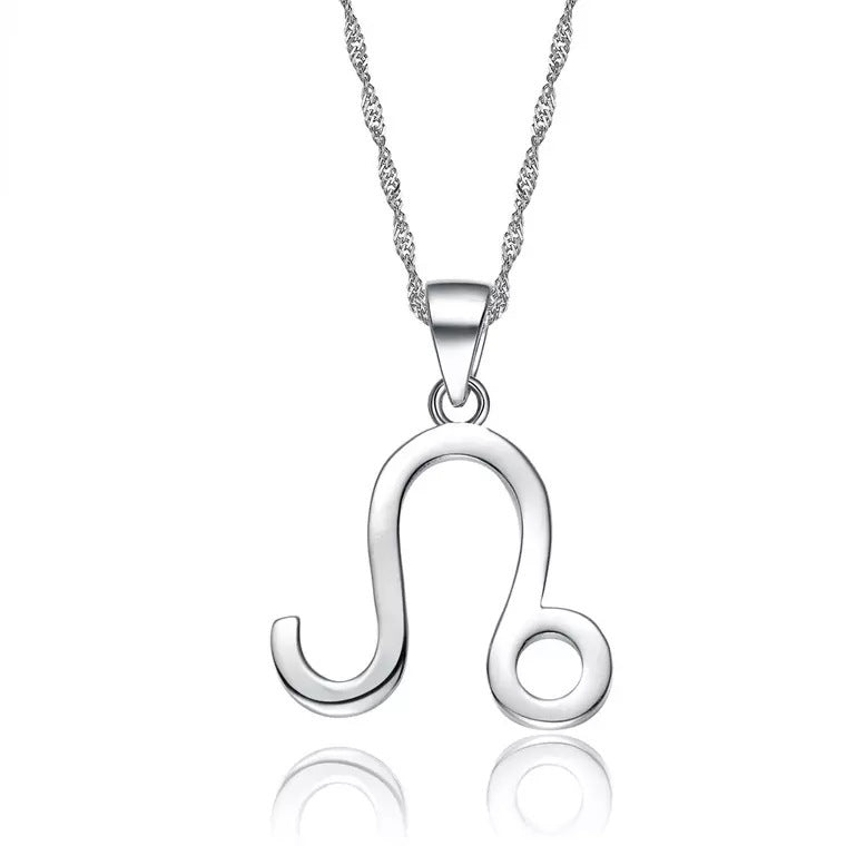 S925 Sterling Silver Twelve Constellation Pendant Fashion Simple 40589c01 6aa8 4e9e a32b 4531dde94b64