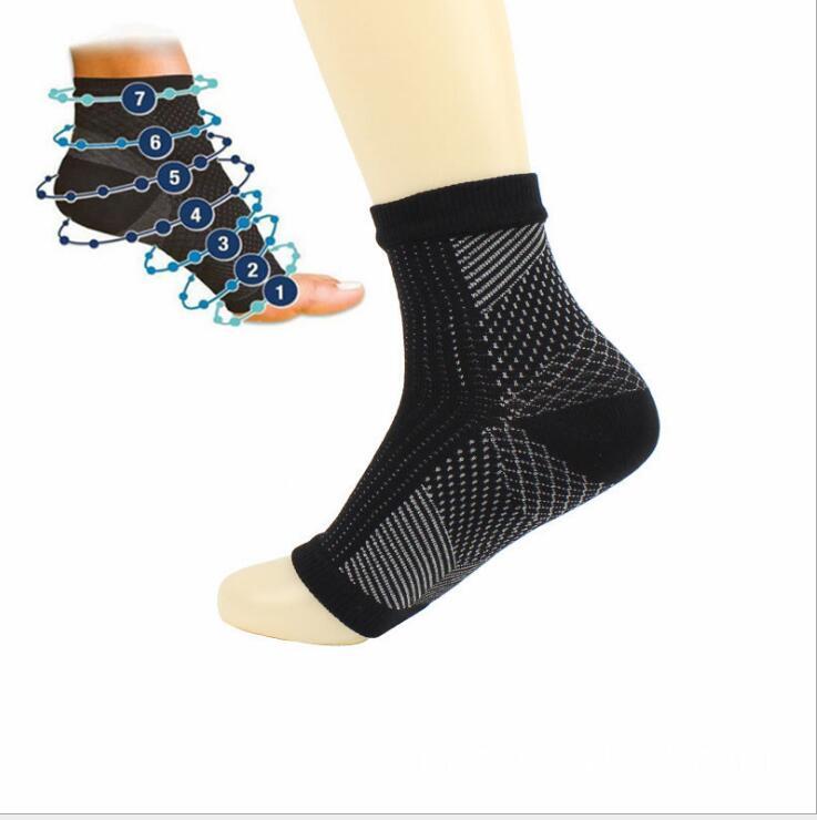 Yoga Ankle Support Sports Socks Fitness Sprain Protection Pressure Elastic Nylon Foot Cover 406178114470