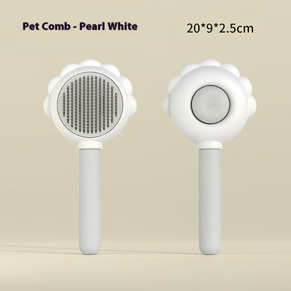 2 In 1 Self Cleaning Dog Brush Comb With Spray Pets Grooming Hair Remover Combs Brush Floating Hair Pet Grooming Brush Pet Products - HD Wireless Product #11