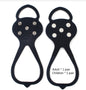 Unisex Men 5 Teeth Ice Gripper For Shoes Crampons Ice Gripper Spike Grips Cleats For Snow Studs Non-Slip Climbing Hiking Cove
