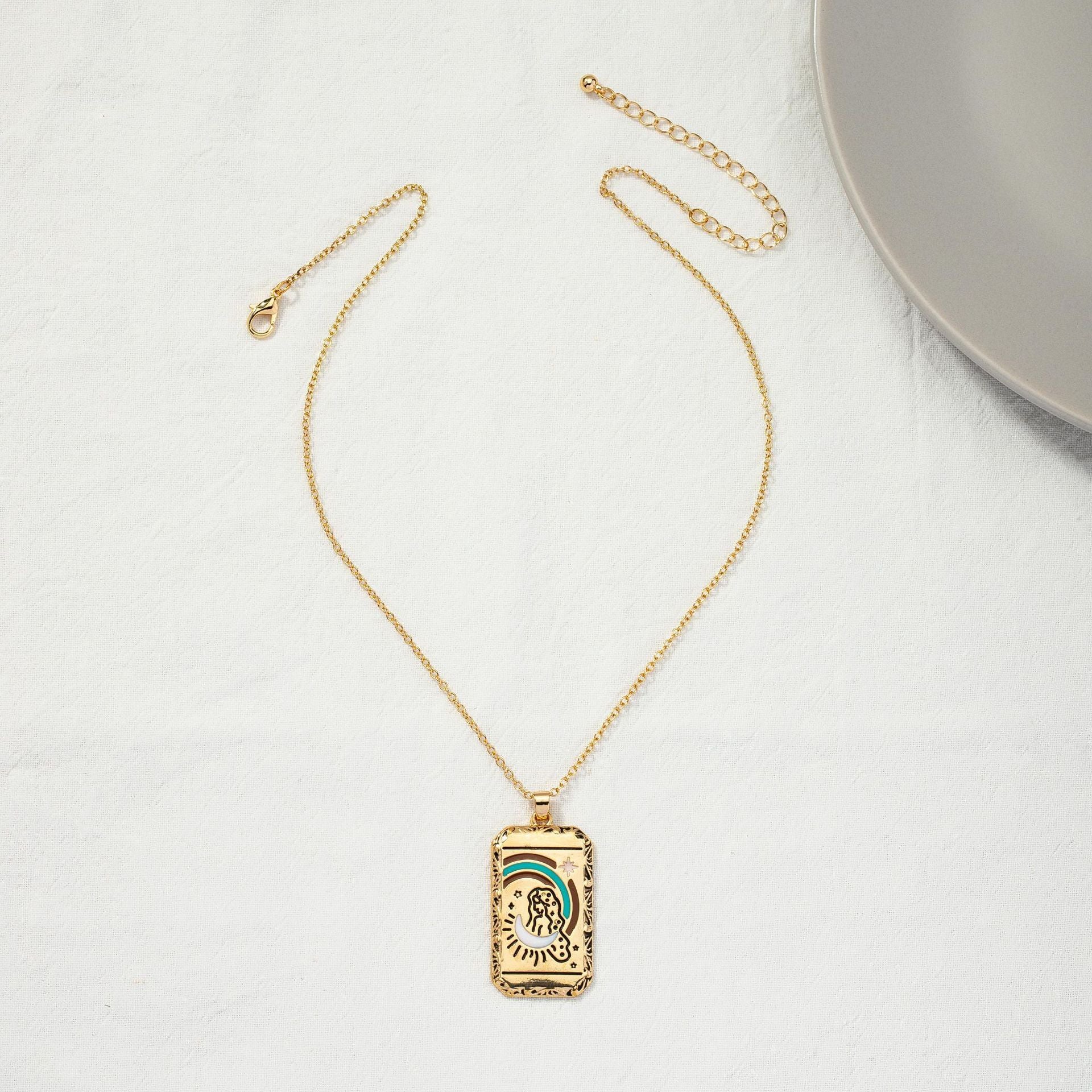 Tarot Brand Fashion Necklace Popular Square Brand 40814b93 7da5 4385 8e64 6ebabb7717bd