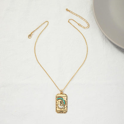 Tarot Brand Fashion Necklace Popular Square Brand 40814b93 7da5 4385 8e64 6ebabb7717bd