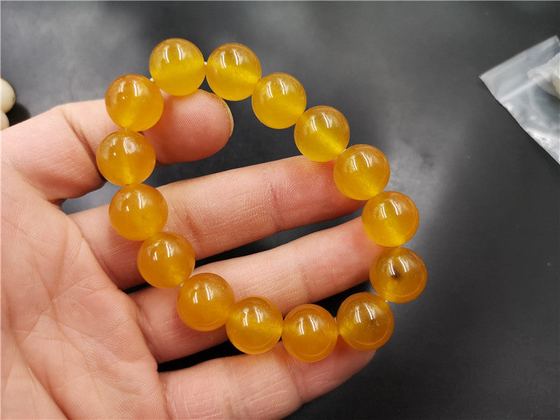 Colorful Floating Flowers Jade Ball Bracelet 4090f6a2 b481 4d2c 9d69 80994794d026