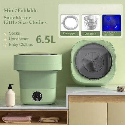 Mini Foldable Washing Machine Portable Mini Socks Underwear Panties Washing Machine Big Capacity 3 Models With Spinning Dry G
