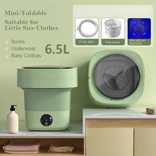 Mini Foldable Washing Machine Portable Mini Socks Underwear Panties Washing Machine Big Capacity 3 Models With Spinning Dry G