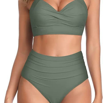 Split Bow Bikini Seaside Vacation Swimwear 40b06d76 1081 4f57 b104 156b7ec10a36