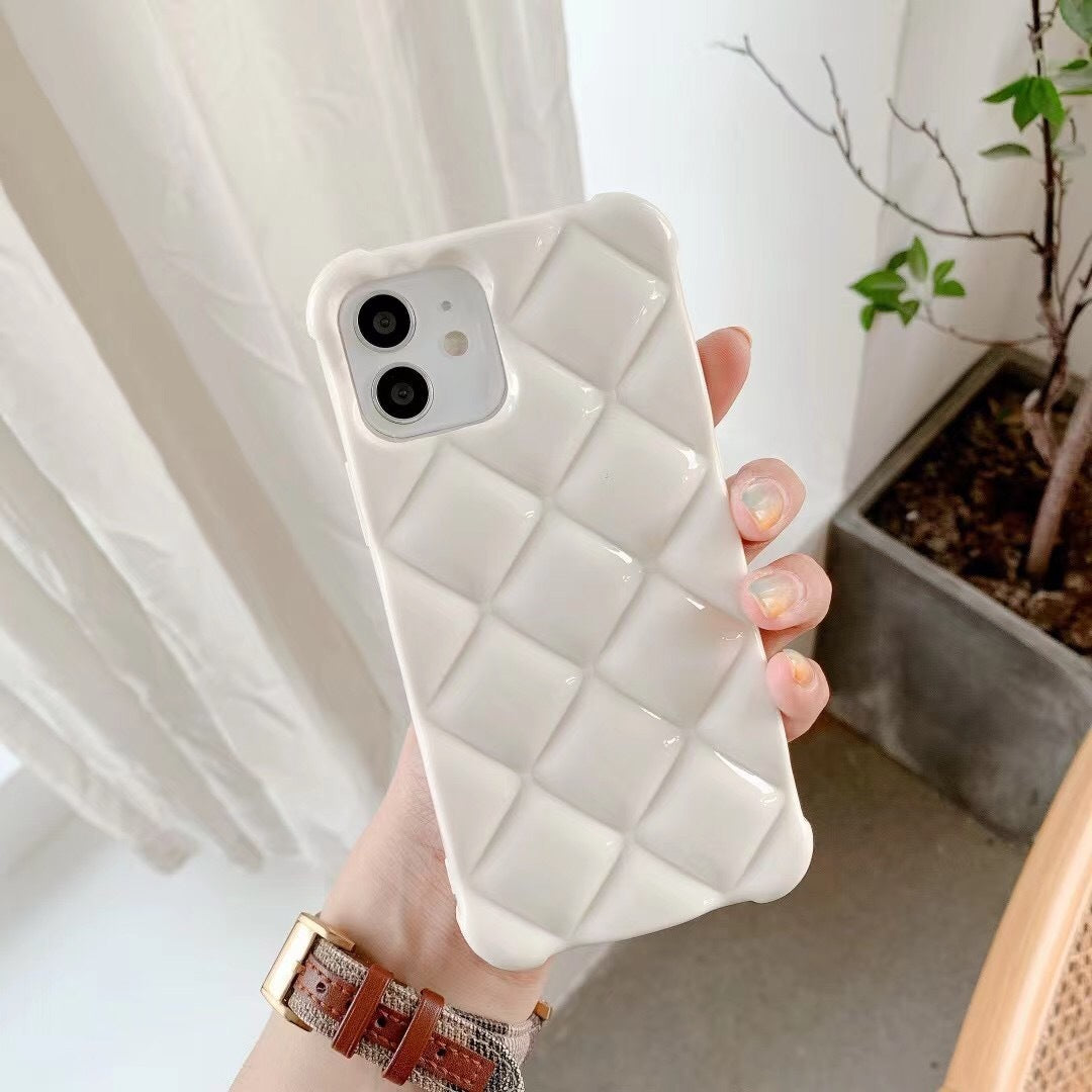 Creative Three-dimensional Rhombus Simple Mobile Phone Case 40b61f9a f96a 482d 9eeb 96a553300980