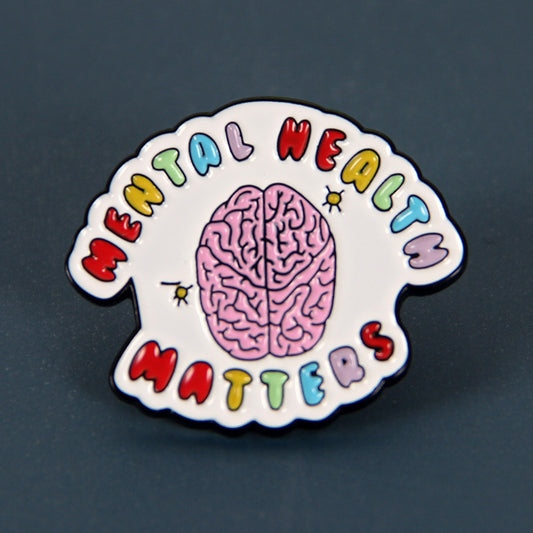Mental Health Problem Gentle Body Organ Shape Brooch 40c573c7 048d 4f31 93df c0cfad7c0752