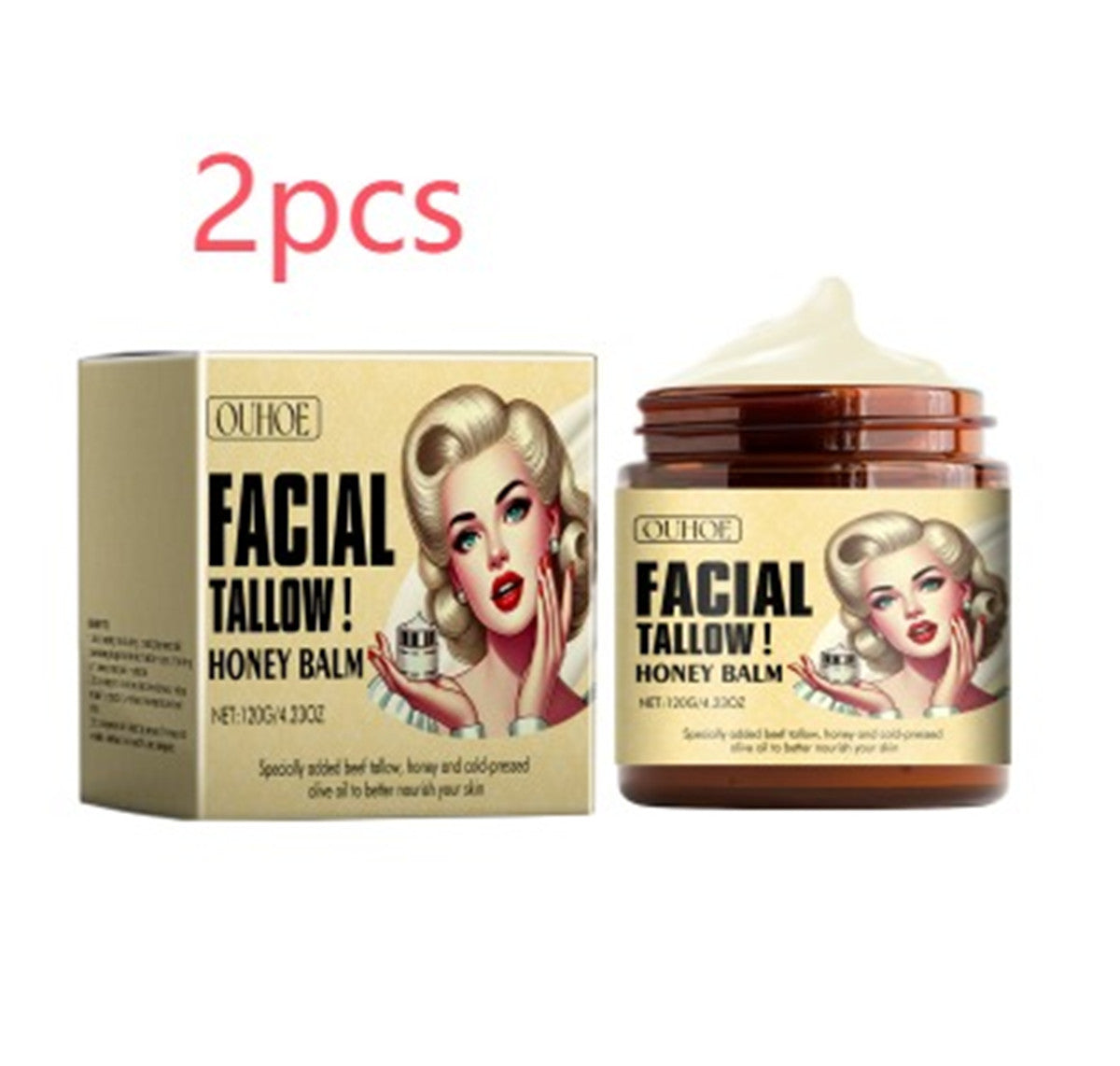 OUHOE Tallow Honey Skin Moisturizing Cream 40c8b19d 0dbb 463e a624 9b1539ce7c3c